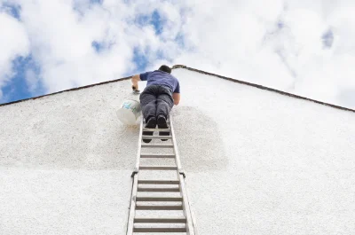 Peinture extérieure à Ouffières — façades et ravalement